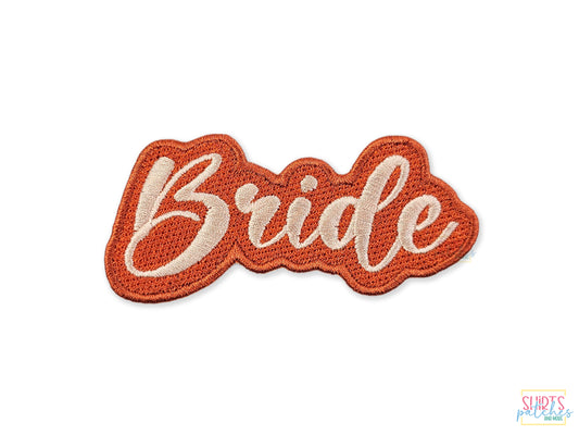 Embroidered Bride Patch – Ideal for Wedding Jackets, Bridal Robes, Bags, and Keepsakes – A Perfect Gift or Accessory for the Bride