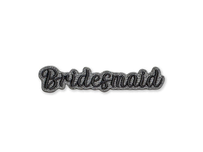 Bridesmaid Embroidered Patch - Customizable Wedding Party Patch for Bridesmaids