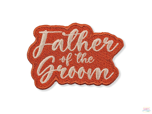 Custom Embroidered Father of the Groom Patch – Perfect for Wedding Day Gifts, Keepsakes, Jackets, & Personalized Accessories for the Big Day