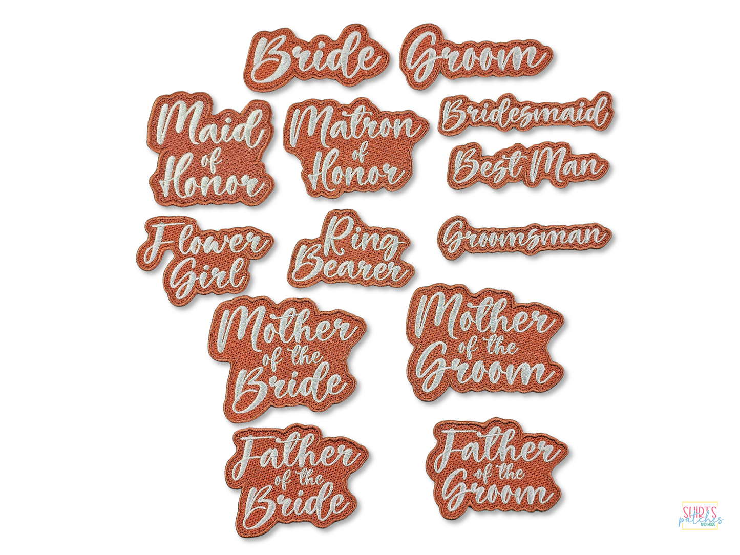 Custom Groom Patch – Perfect for Wedding Day Attire, Bachelor Party Outfits, Honeymoon Luggage, Groom's Robes, and Personalized Gifts.