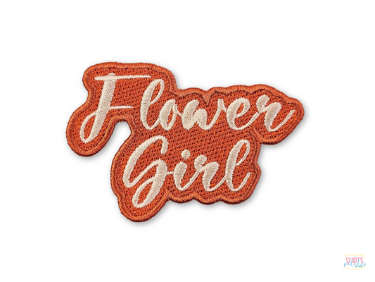 Custom Embroidered Flower Girl Patch – Perfect for Wedding Dress, Flower Baskets, Bridal Party Gifts, Keepsakes, & Personalized Accessories