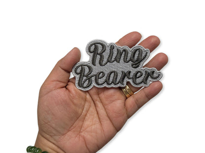 Ring Bearer Embroidered Patch - Customizable Wedding Party Patch