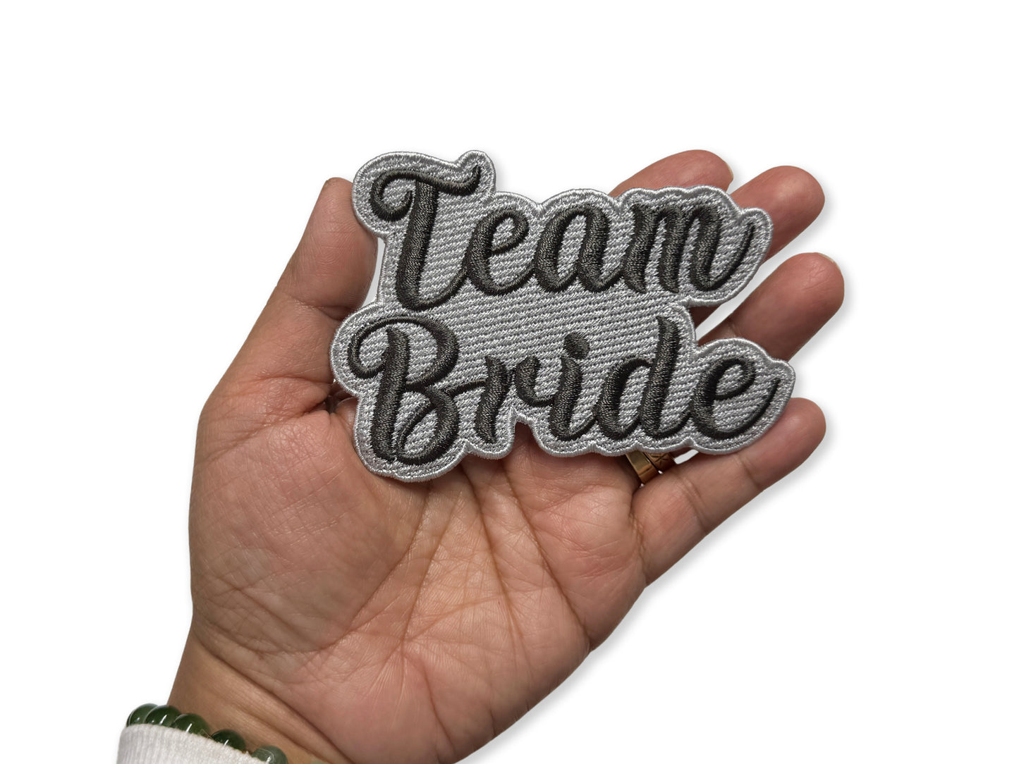 Team Bride Embroidered Patch - Customizable Bachelorette Party Patch