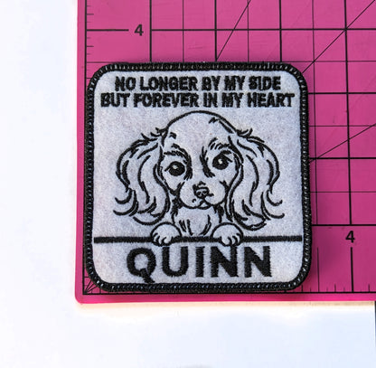 Custom Embroidered Iron-On King Charles Memorial Patch