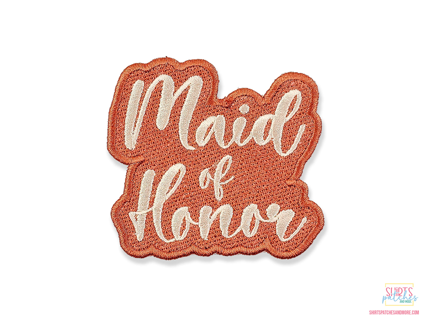 Maid of Honor Embroidered Patch – Perfect for Bridal Party Gifts, Wedding Day Jackets, Memory Keepsakes, and Special Role Recognition