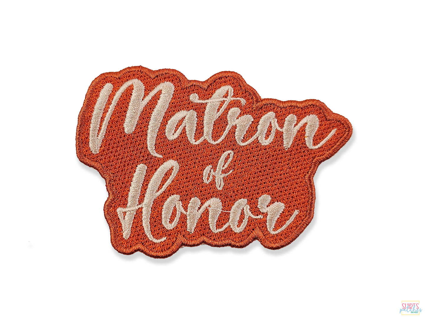 Personalized Matron of Honor Embroidered Patch – Ideal for Wedding Robes, Jackets, Bridal Party Gifts, and a Meaningful Keepsake