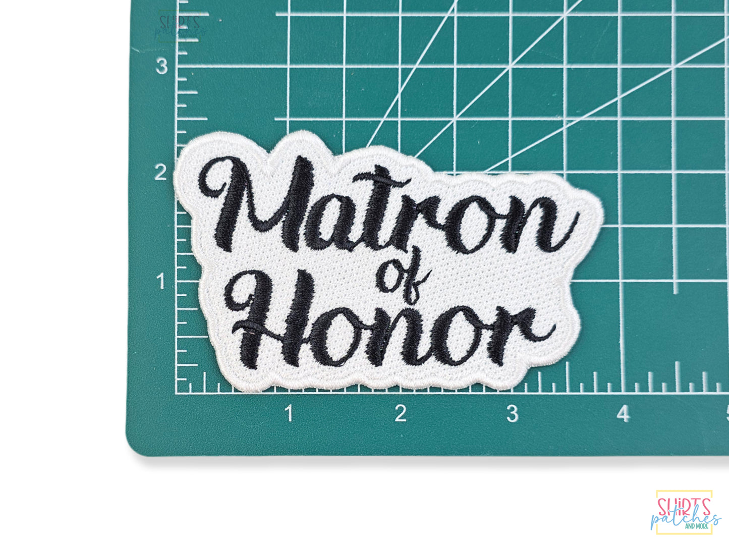 Custom Embroidered Matron of Honor Patch – Perfect for Wedding Jackets, Robes, Keepsakes, and Special Bridal Party Gifts