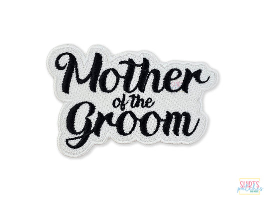 Custom Embroidered Mother of the Groom Patch – Ideal for Wedding Jackets, Robes, Keepsakes, Special Gifts, and Bridal Party Accessories