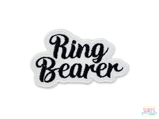 Custom Embroidered Ring Bearer Patch – Ideal for Wedding Suits, Robes, Keepsakes, Special Gifts, Bridal Party Gift, and Ring Bearer Attire