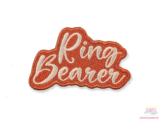 Ring Bearer Embroidered Patch – Perfect for Ring Bearer Attire, Personalized Gifts, Keepsakes, and Celebrating the Special Role