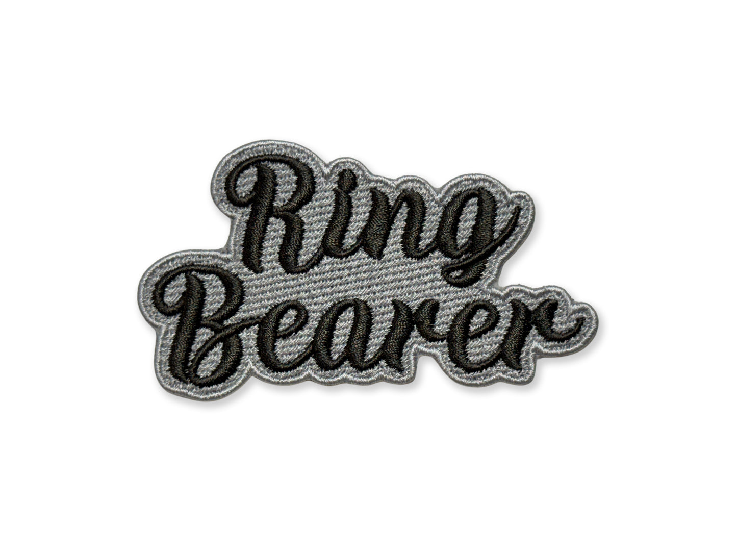 Ring Bearer Embroidered Patch - Customizable Wedding Party Patch
