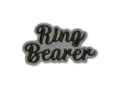 Ring Bearer Embroidered Patch - Customizable Wedding Party Patch