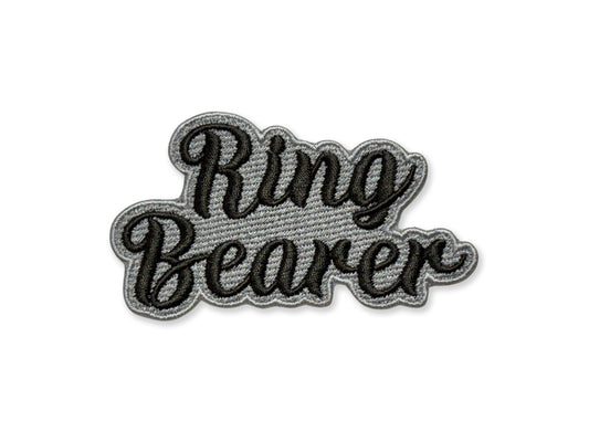 Ring Bearer Embroidered Patch - Customizable Wedding Party Patch