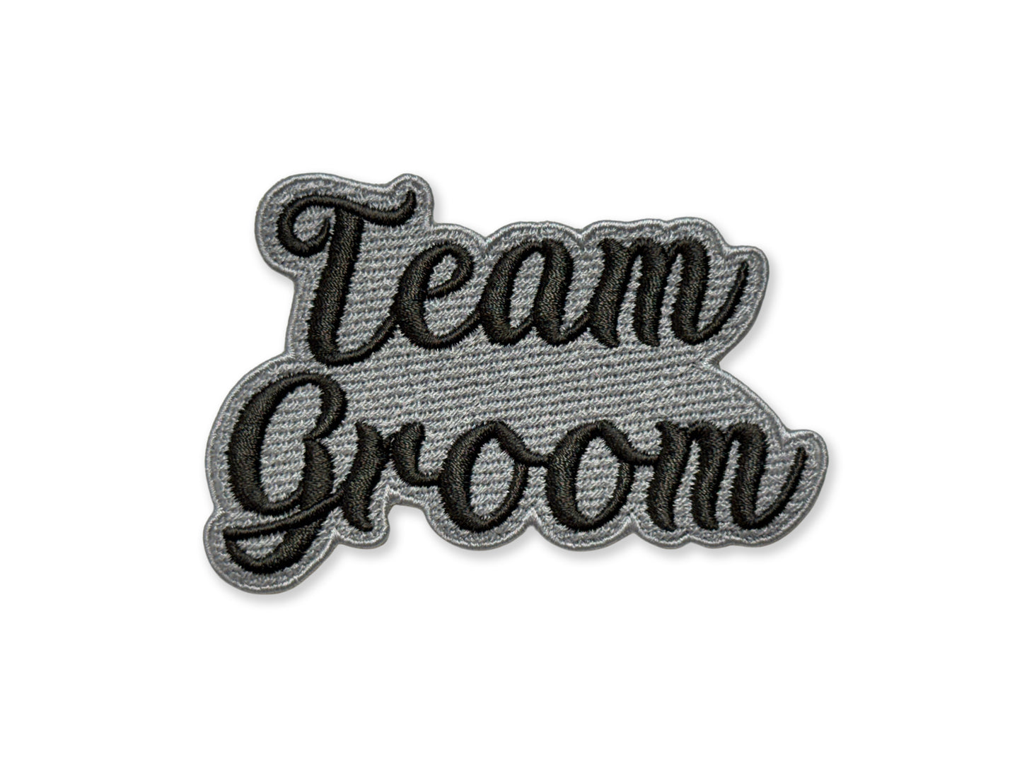 Team Groom Embroidered Patch - Customizable Bachelor Party Patch