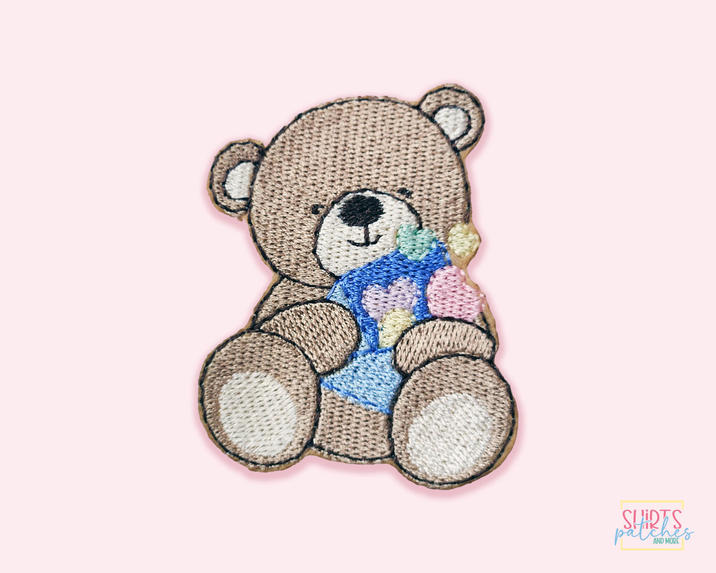 Cute Bear Patch - Embroidered Iron On Patch