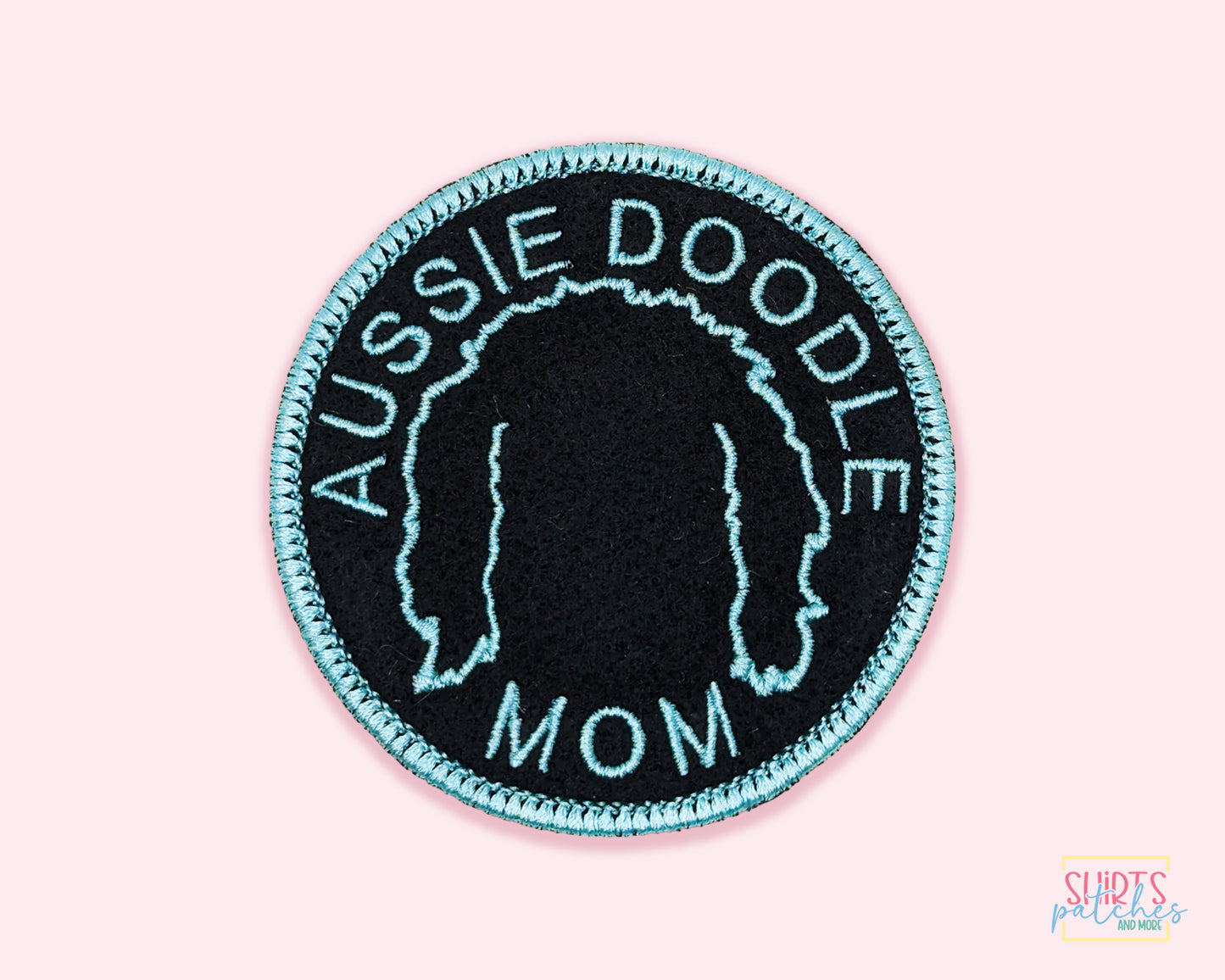  Aussie Doodle Mom Patch - Custom Iron On Or Hook And Loop Backing