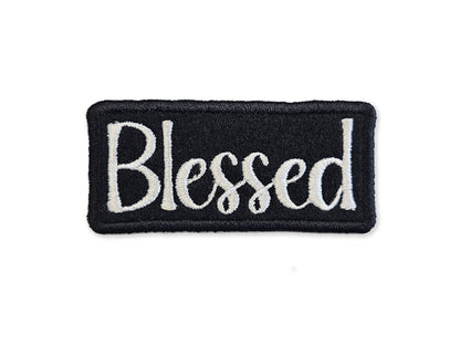Blessed Embroidered Patch - Customizable Iron-On Sew-On