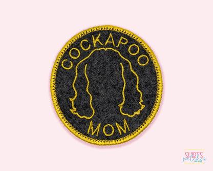 Cockapoo Mom Patch - Custom Iron On Or Hook And Loop Backing