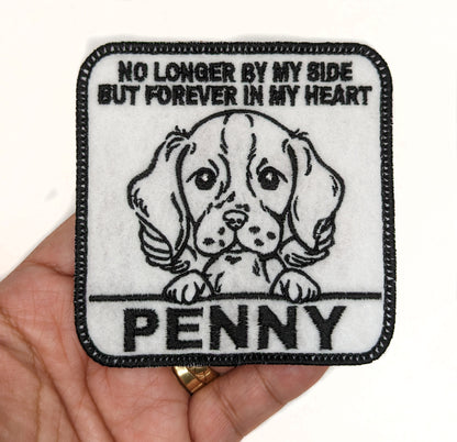 Custom Embroidered Iron-On German Pointer Memorial Patch