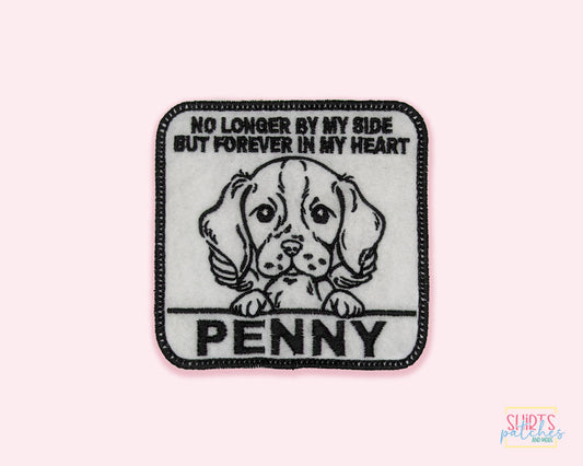 Custom Embroidered Iron-On German Pointer Memorial Patch