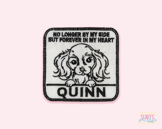 Custom Embroidered Iron-On King Charles Memorial Patch