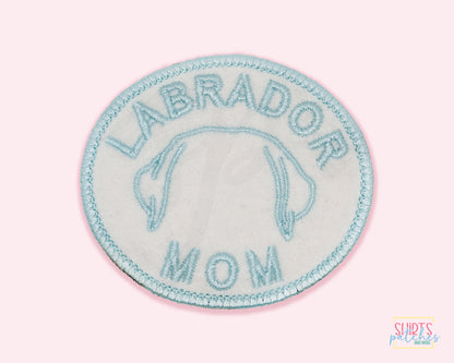 Labrador Mom Patch - Custom Iron On Or Hook And Loop Backing