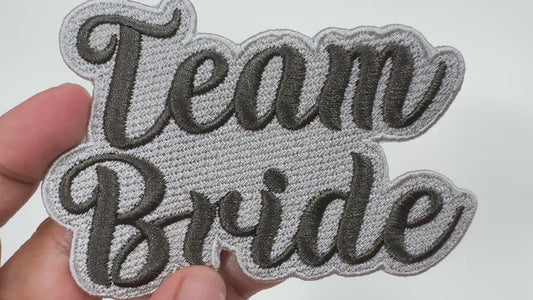 Team Bride Embroidered Patch - Customizable Bachelorette Party Patch