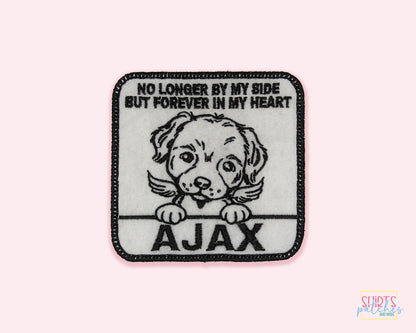 Custom Embroidered Iron-On Rottweiler Memorial Patch