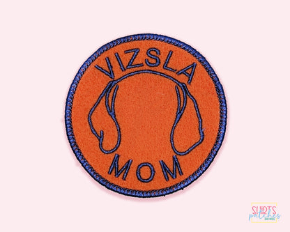 Vizsla Mom Patch - Custom Iron On Or Hook And Loop Backing