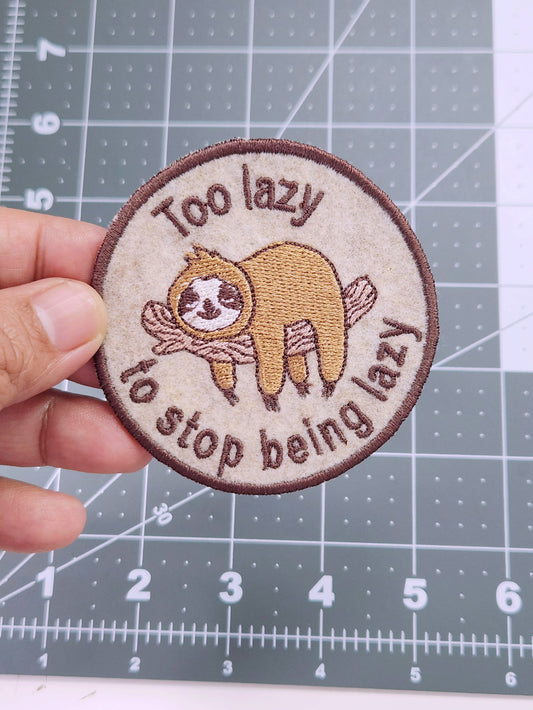 Iron-on Patch Sloth Hanging Out of Your Pocket Funny, Funny, Animal  Patches, Iron-on Patches, Patches, Patches Sloth Finally Home 