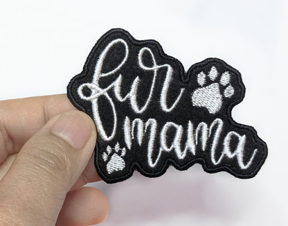 Fur Mama Patch - Customized Embroidered Iron On Patch