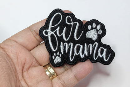 Fur Mama Patch - Customized Embroidered Iron On Patch