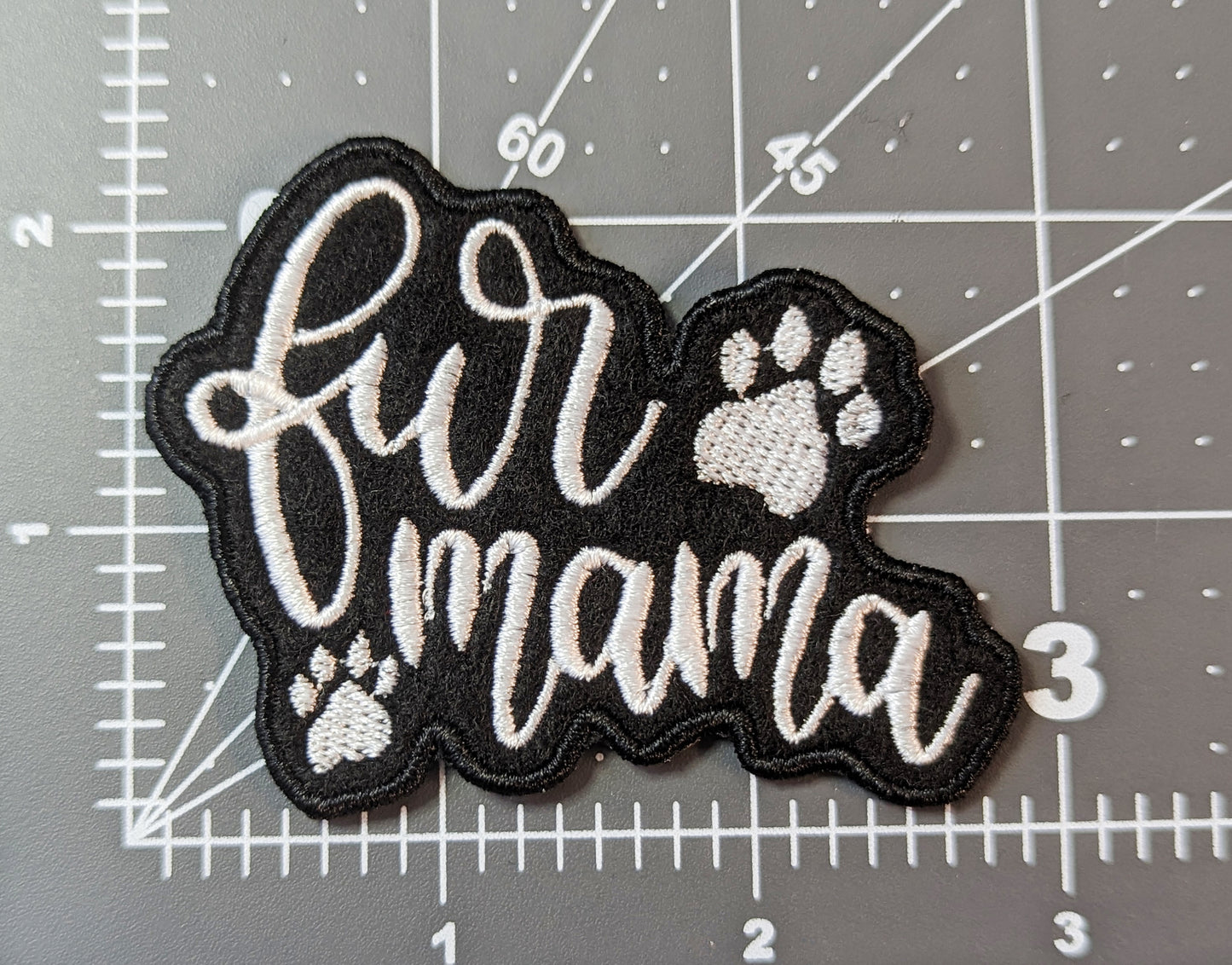 Fur Mama Patch - Customized Embroidered Iron On Patch