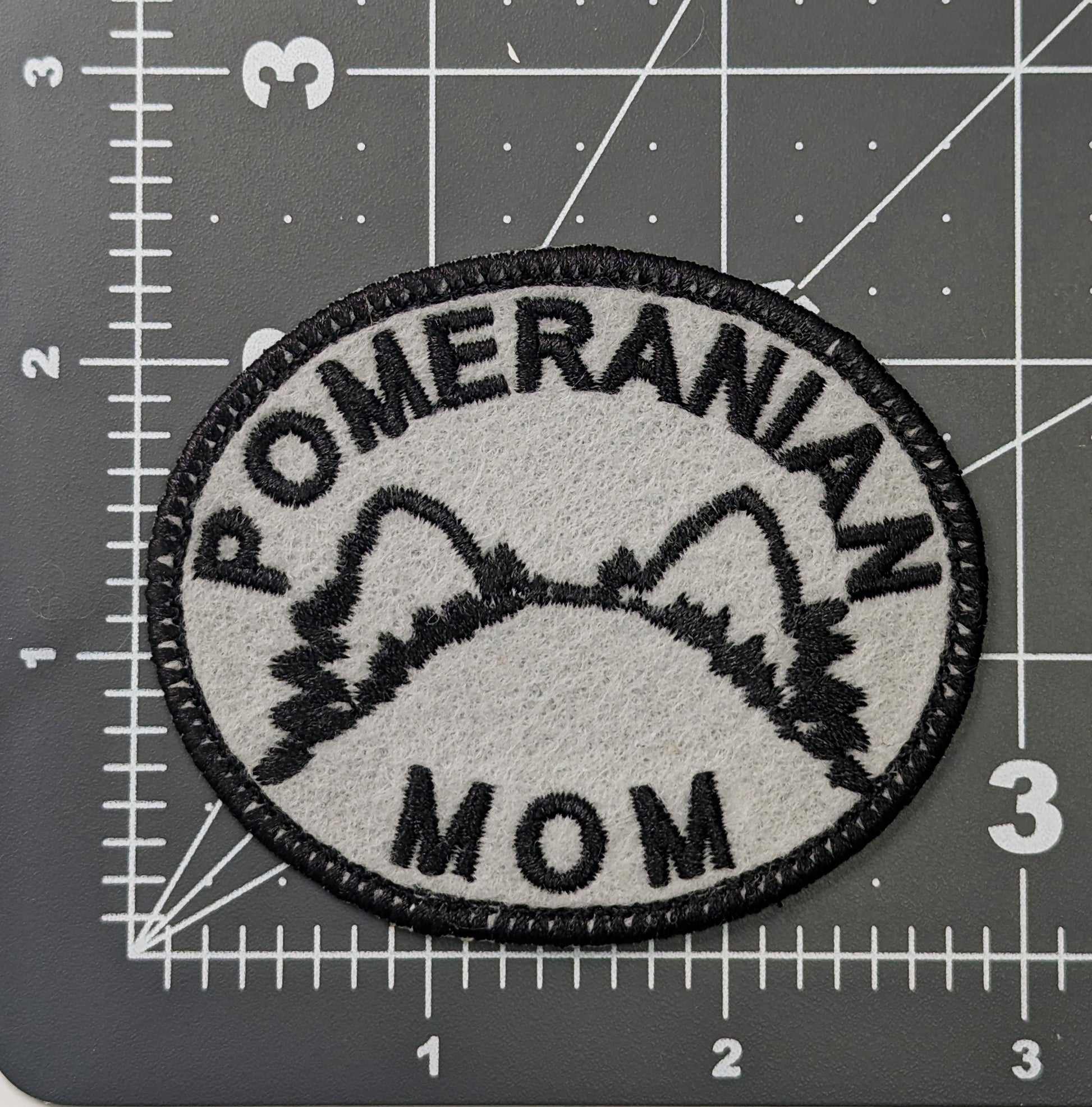 Pomeranian Mom Patch - Custom Iron On Or Hook And Loop Backing – Shirts  Patches And More